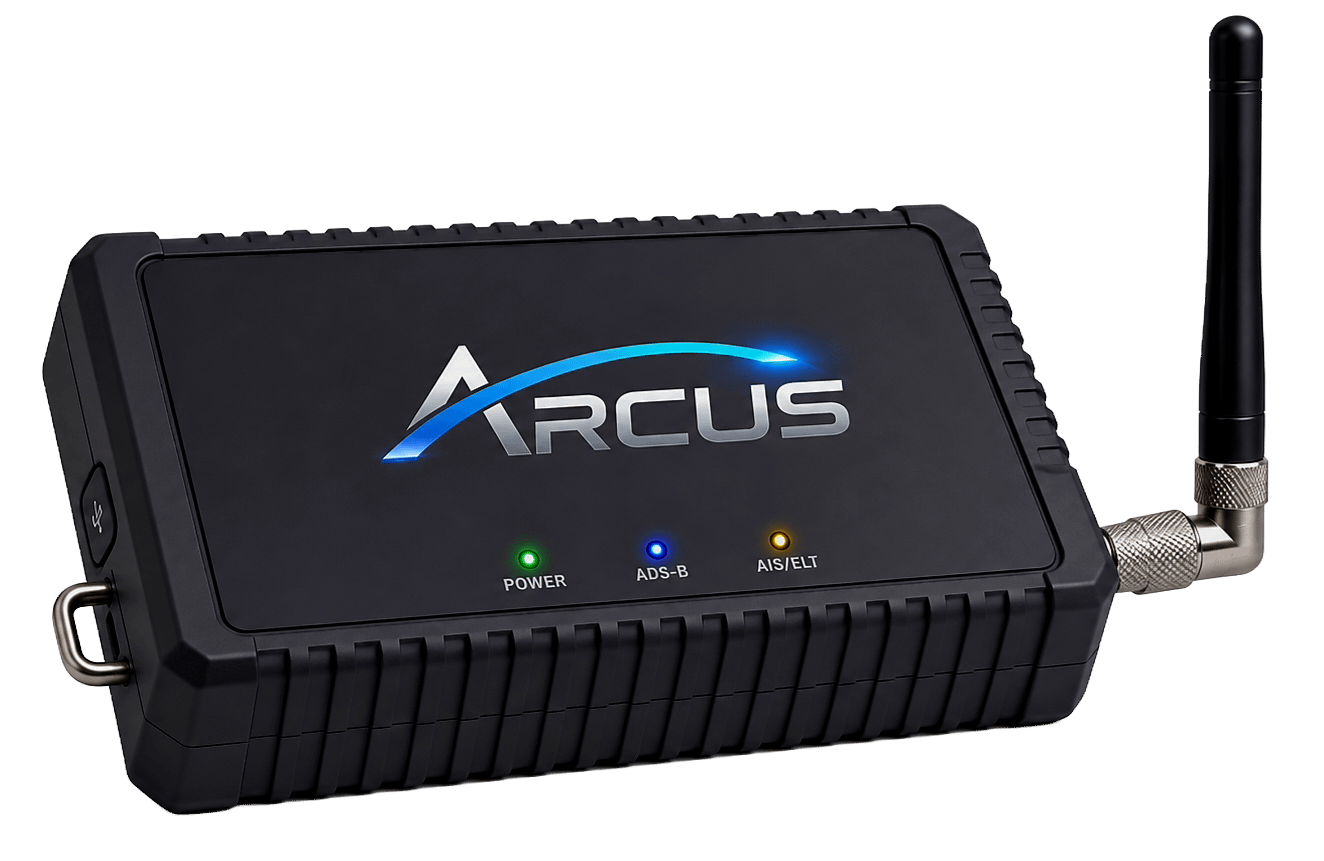 ARCUS portable multi-source ADS-B AIS ELT receiver
